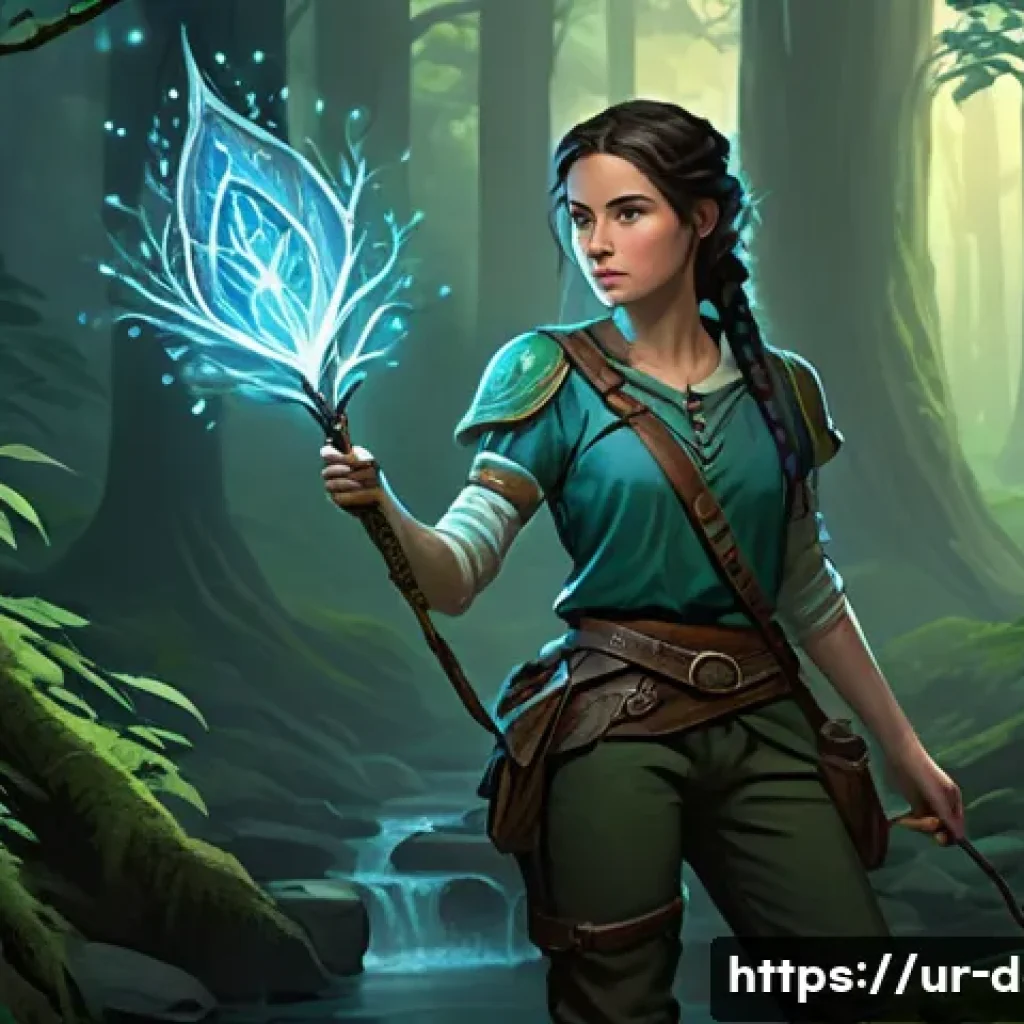 디지털아트 마켓플레이스 비교 - **Prompt 1: Mystical Forest Explorer**
    A determined young woman, in her early 20s, with intricat...